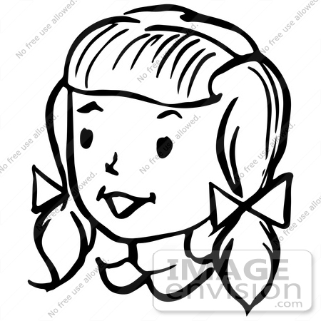 Girl Clipart Black And White & Girl Black And White Clip Art.