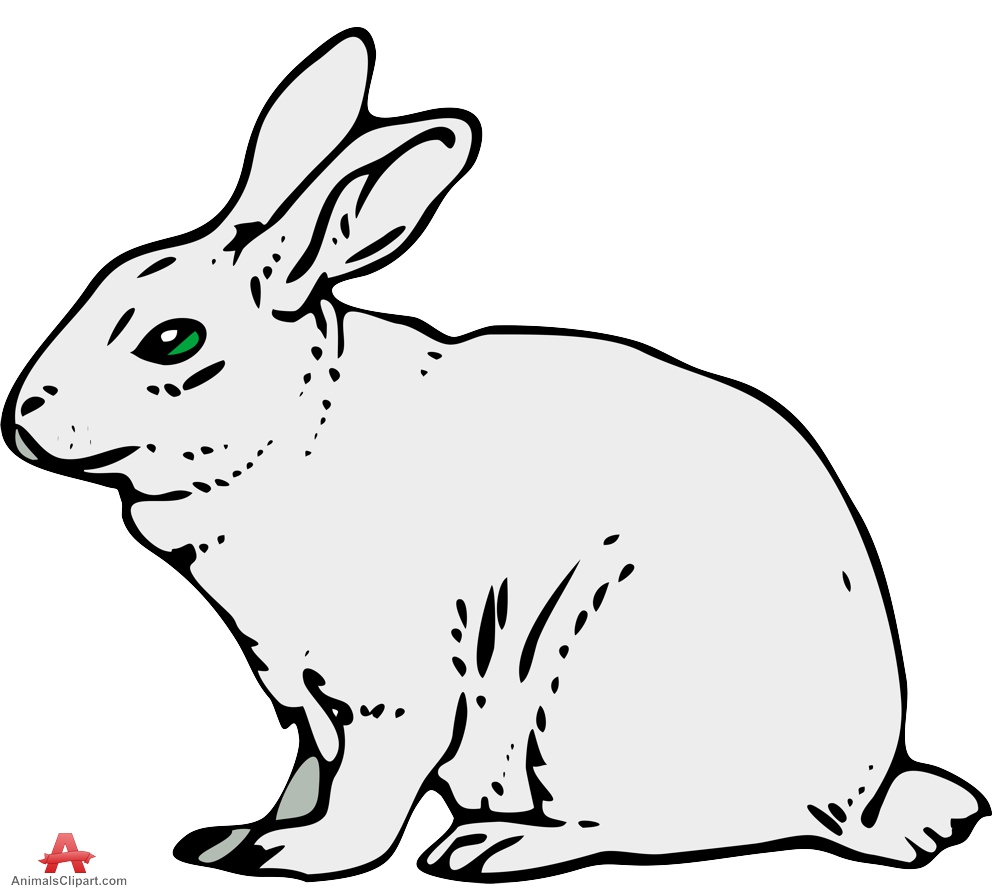 Bunny black and white bunny black and white rabbit clipart 2.