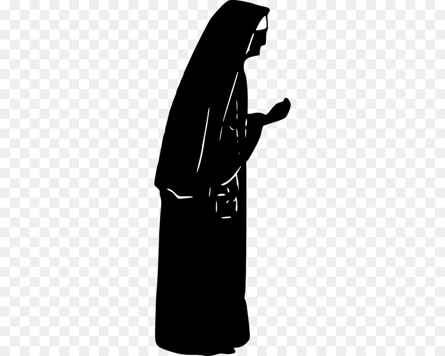 Nun Black png download.