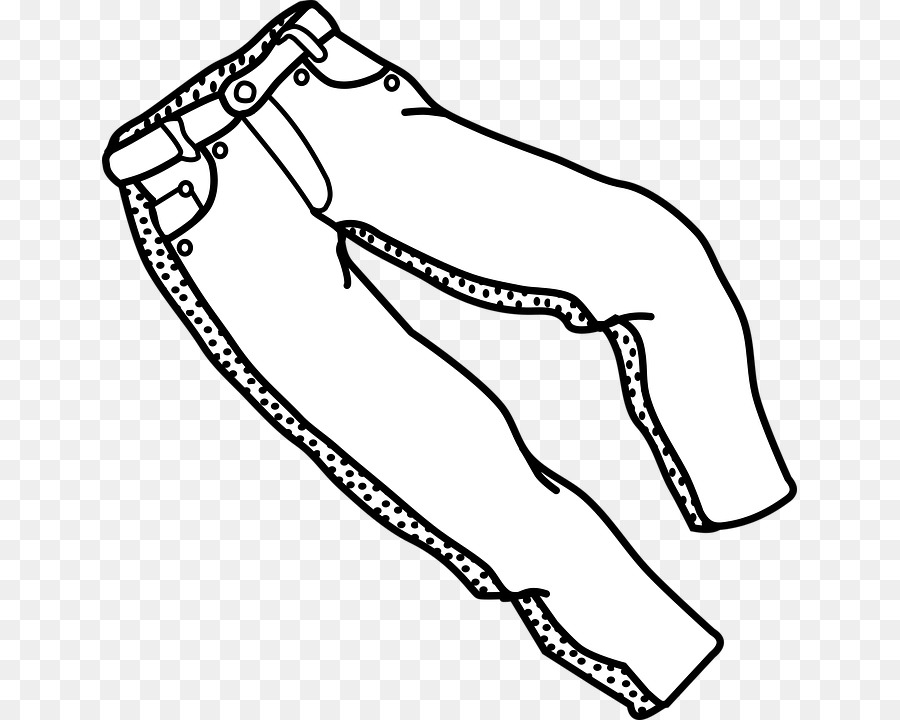 Jeans Cartoon clipart.