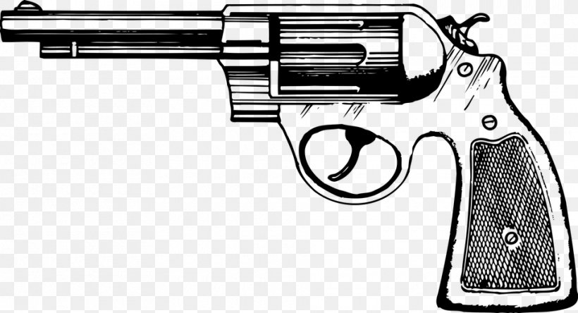 Revolver Clip Handgun Pistol Clip Art, PNG, 960x520px.