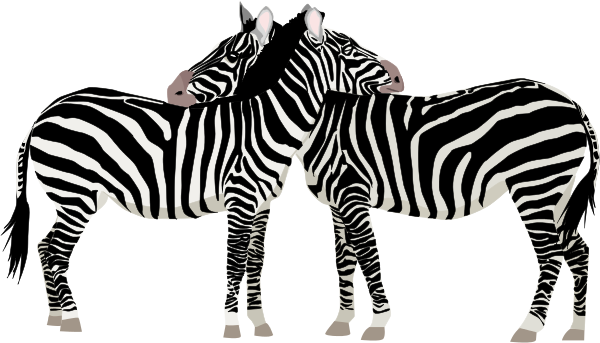 Free Black and White Zebra Clipart.