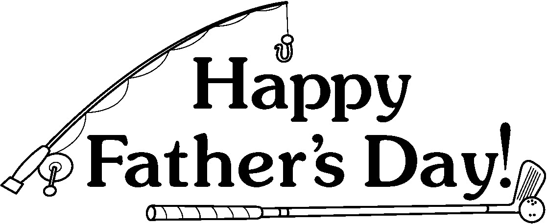 Happy fathers day clipart black and white 3 » Clipart Station.