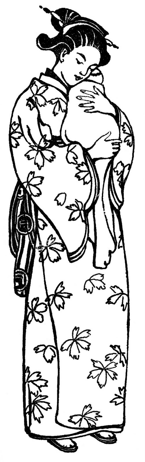 Kimono clip art.