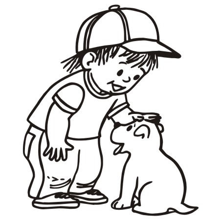 Pets Clipart Black And White.