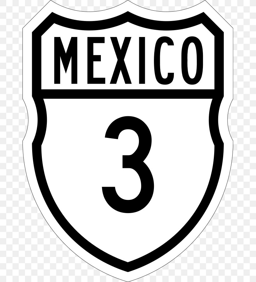 Mexican Federal Highway 3 Clip Art Brand Whisky Black.