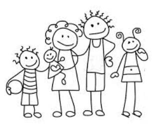 Family black and white family clipart black and white 5.