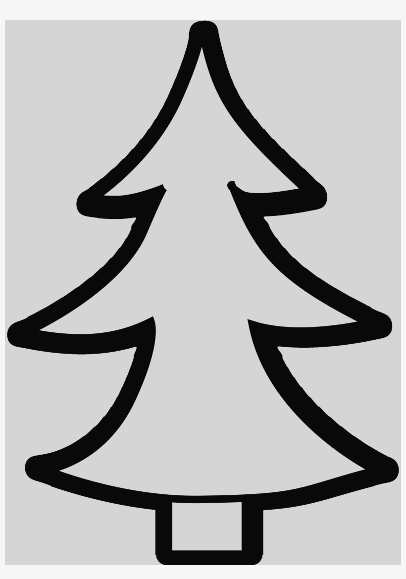 Christmas Tree Clipart Black And White Christmas Trees.