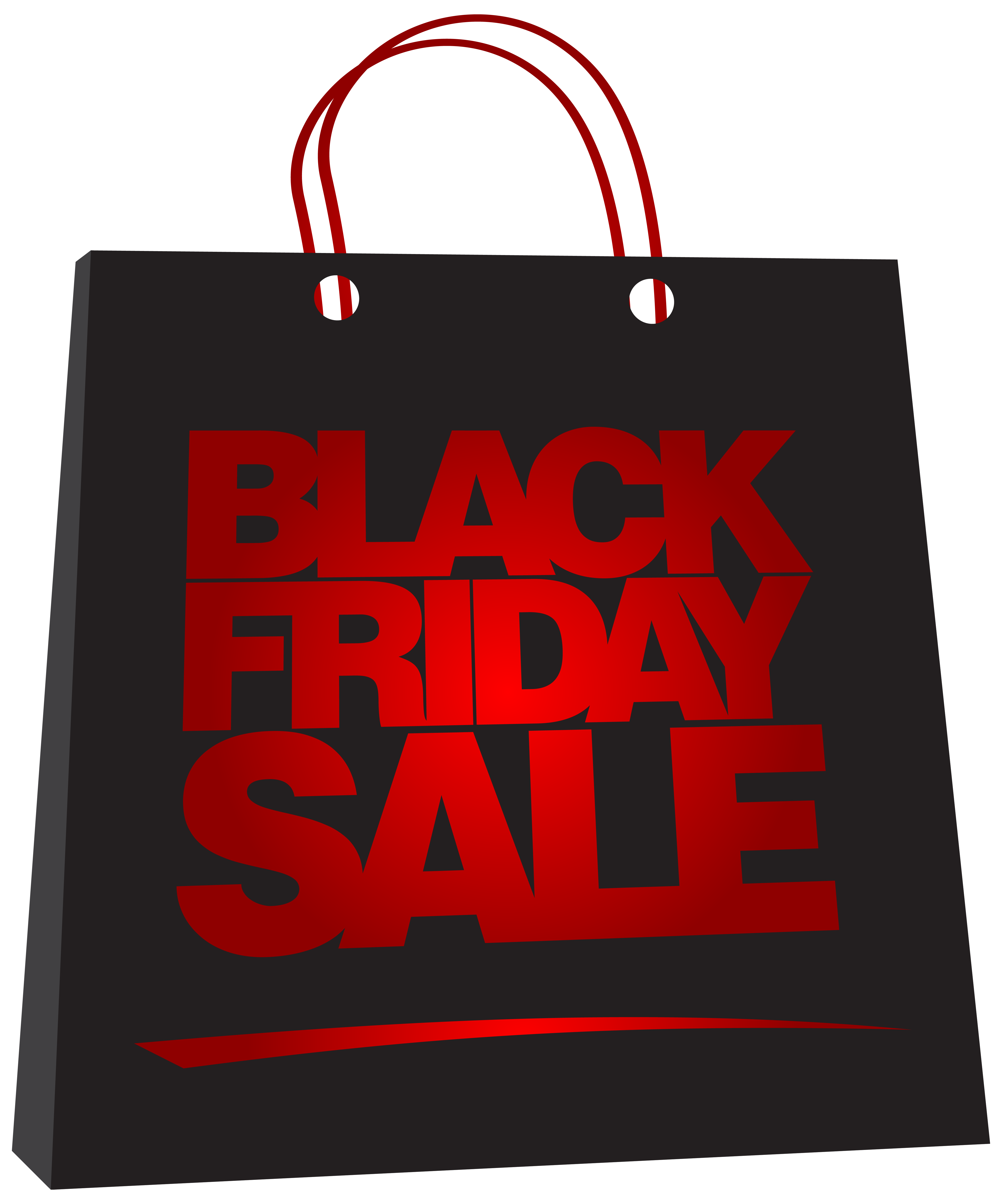 Black Bag Black Friday Sale PNG Image Clipart.