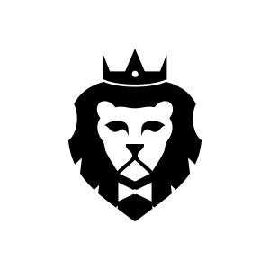 King Lion Head Logo.