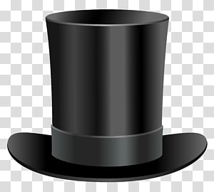 Magician hat , Top hat , Black Top Hat transparent background PNG.