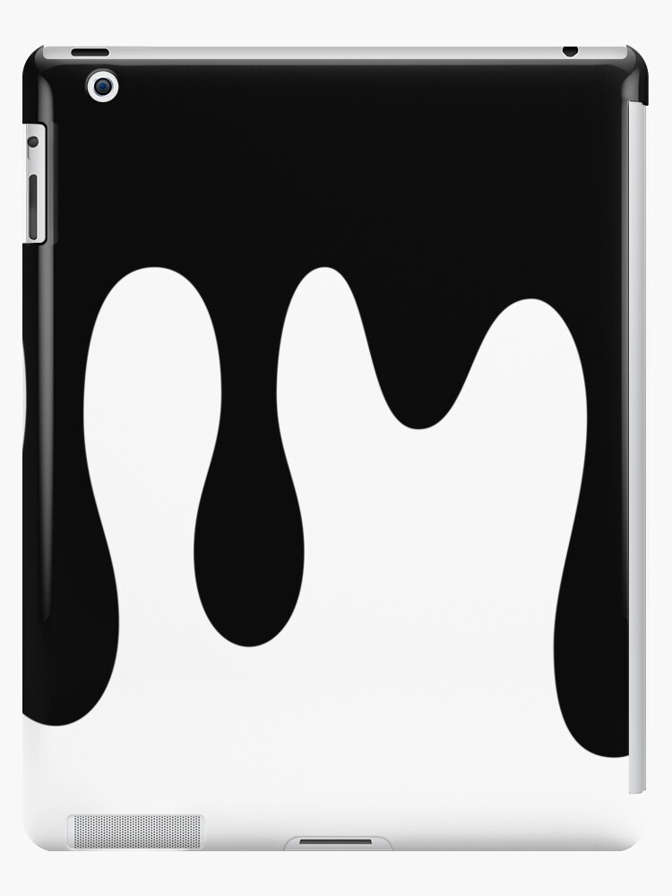 \'Black Paint Dripping\' iPad Case/Skin by Andreas Edrén.