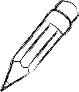 Pencil Clipart Black And White.