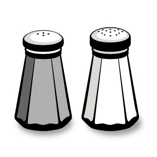 Salt And Pepper Shaker Clipart.