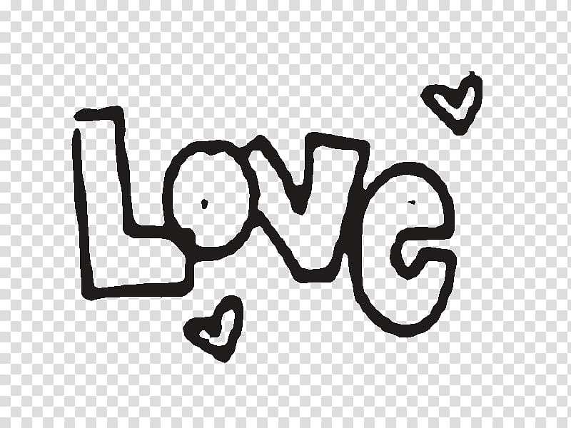 Love, black love text transparent background PNG clipart.