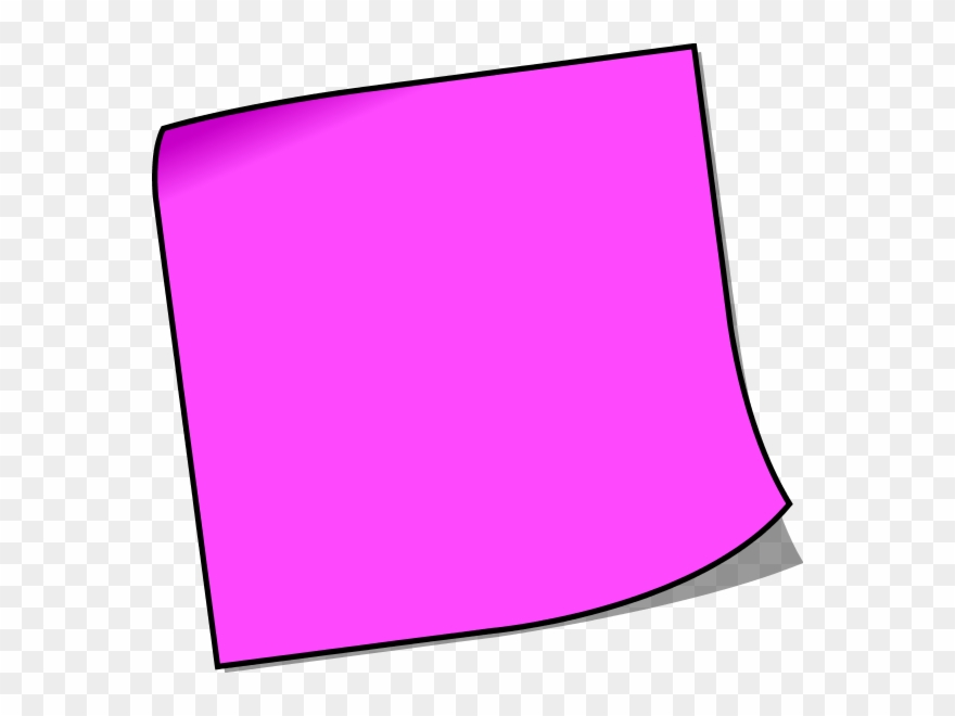 Blank Sticky Note.