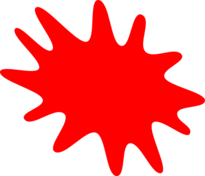 Paint blob clipart.