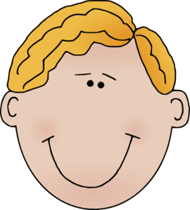 Clipart boy blonde.