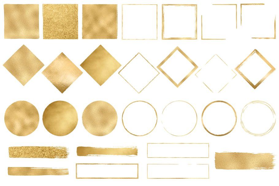 Gold Design Elements on Creative Market.