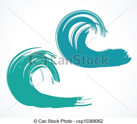 Breaking wave Clip Art Vector Graphics. 470 Breaking wave EPS.