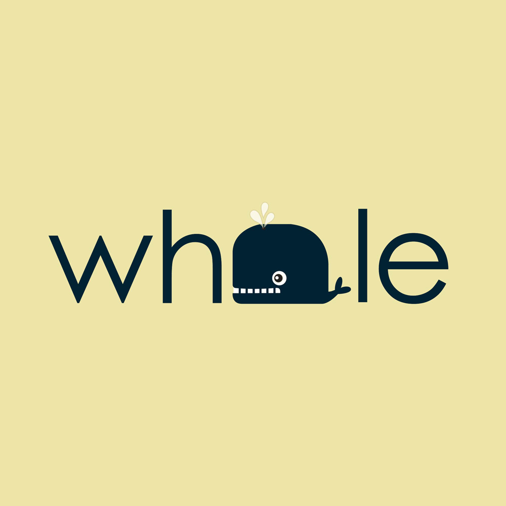 Whale Agency Concept Logo.