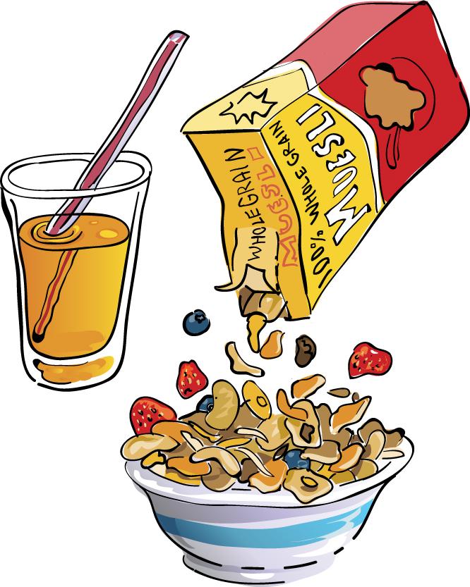 Breakfast Cereal Clipart.