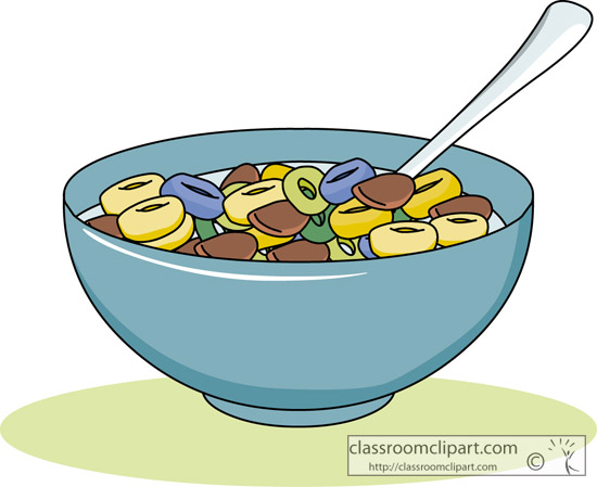 Breakfast Cereal Clipart.