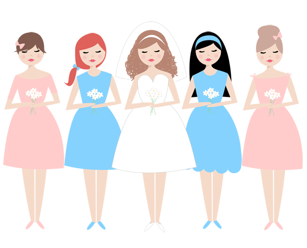 Bridesmaid Clipart.