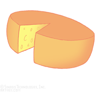 Brie clipart.