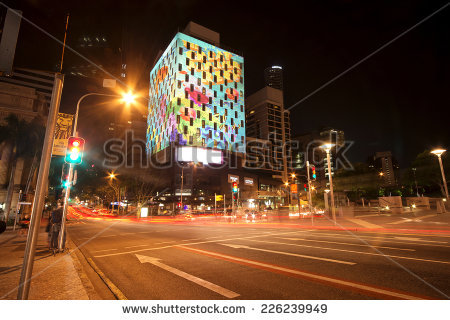 Mexico City Night Stock Photos, Royalty.