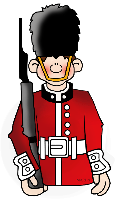 Free Military Clip Art by Phillip Martin, British Soldier.