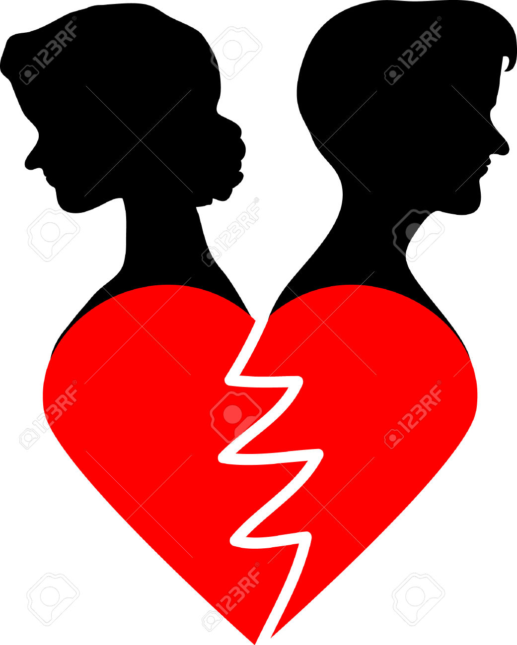 Broken hearted clipart 2 » Clipart Station.