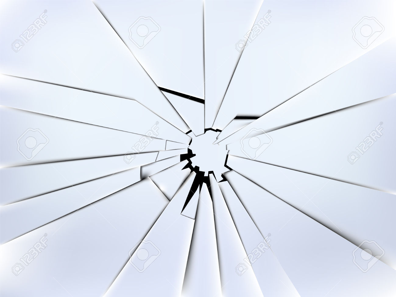 Broken Window Clipart.