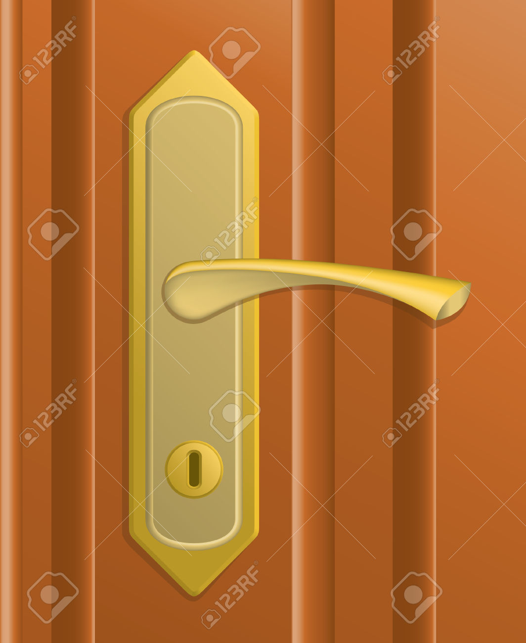 Door handle clipart.