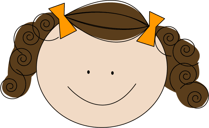 Clipart brown hair.