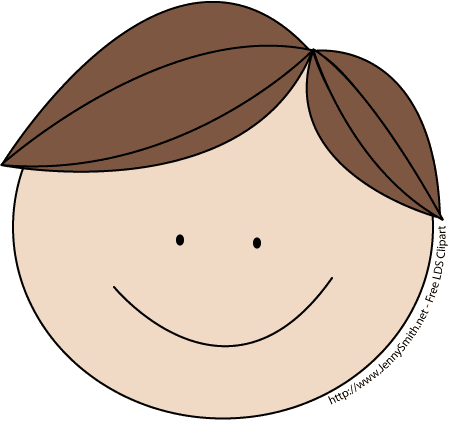 Brown Hair Clipart.