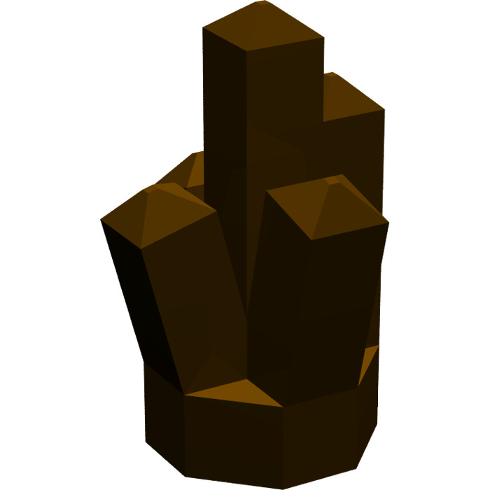 LEGO Rock 1 x 1 with 5 Points (15584 / 15585 / 29377).