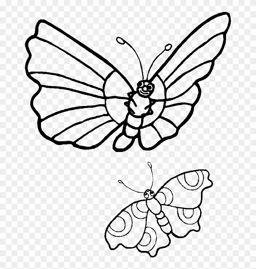 Coloring Pages Caterpillars Cartoon.