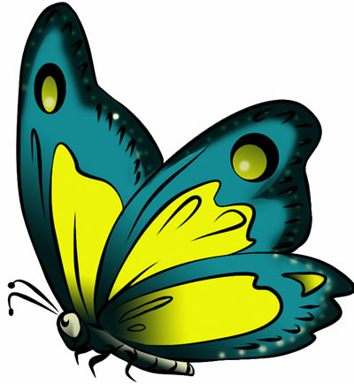 24 FREE Butterfly Clip Art Drawings and Colorful Images.