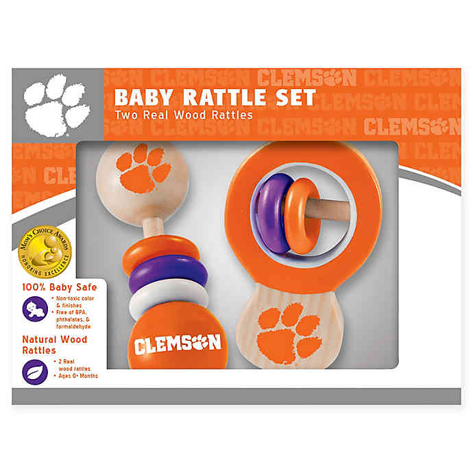 Clemson University Rattles (Set of 2).