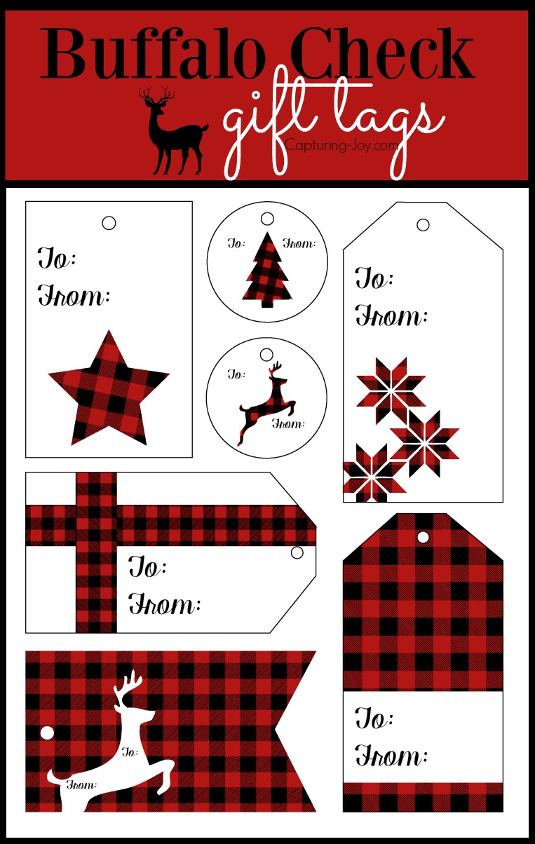 Buffalo Check Plaid Free Printables.