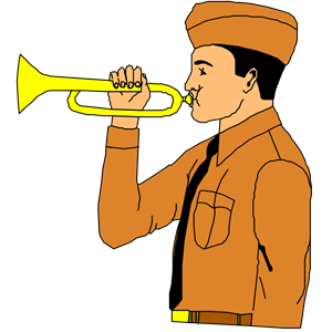 BUGLE clipart, cliparts of BUGLE free download (wmf, eps, emf, svg.