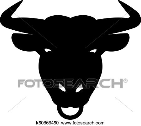 Bull head Clipart.