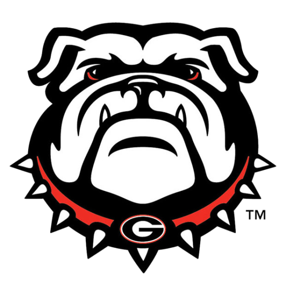 Georgia Bulldog Football Clipart Transparent Png.