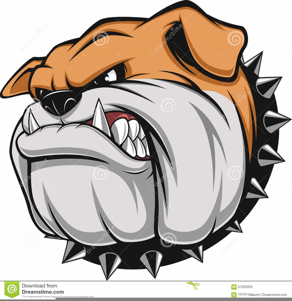 Free Bulldog Head Clipart.