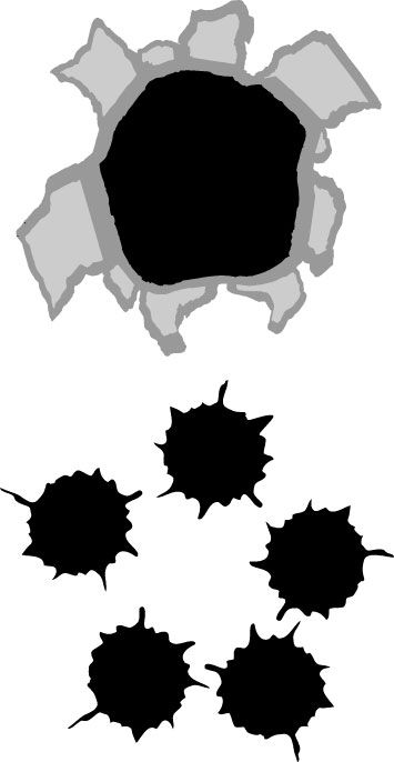 Bullet Hole Clipart.