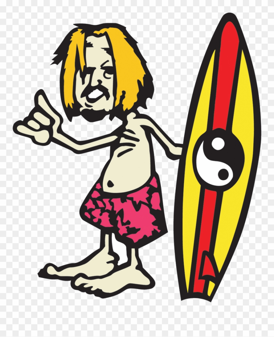 Beach Bum Clipart.