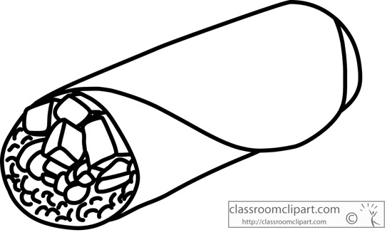 Burrito Clipart.