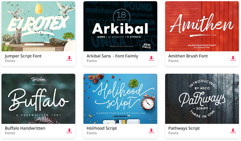 The 150+ Best Modern Fonts Collection for 2019.