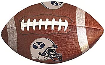 Amazon.com: 10 Inch BYU Logo Football Decal Brigham Young.